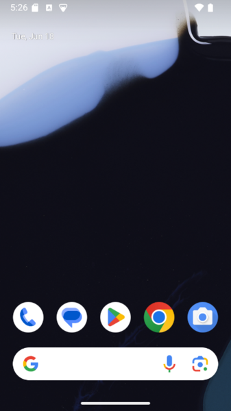 Файл:Android 15 homescreen.png