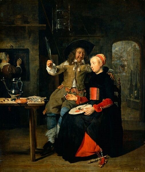 Файл:Gabriel Metsu Self-Portrait... 1661.jpg