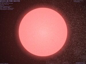 HIP 91373 в программе Celestia.