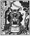 Г. Нарбут. Экслибрис Н. Н. Врангеля (1914)