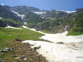 Вид на вершину Цахвоа с северо-востока