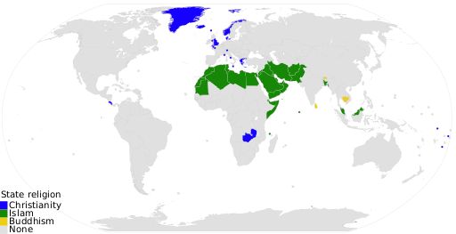 Файл:Map of state religions.svg