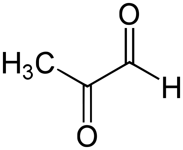 Файл:Pyruvaldehyde.svg
