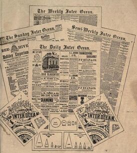 Реклама издания Chicago Inter Ocean (1883)