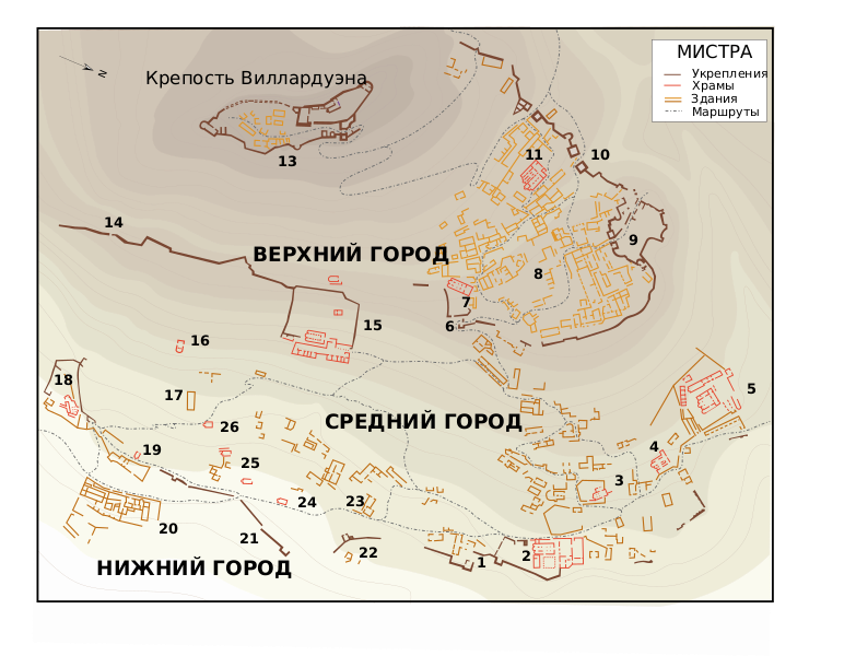 Файл:Map of Mystras-ru.svg