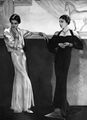 Шёлковые вечерние платья 1933 года