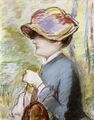«Девушка в шляпке», начало 1880-х, частное собрание