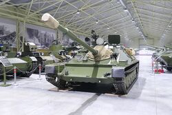 АСУ-85 в экспозиции Музея отечественной военной истории в деревне Падиково Московской области