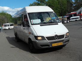 Самотлор-НН-323760 (MB Sprinter 413CDI) на маршруте № 1 в Королёве, Московская область