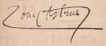 Автограф Луи Астрюка на письме 1885 года наизвестному адресату.jpg