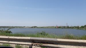 Александровский пруд. Вид между Малодолинским и Александровкой