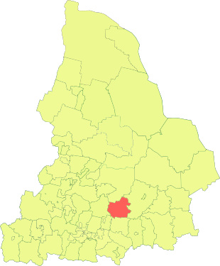 Артёмовский район на карте