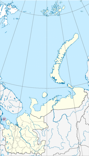 Соловецкий район на карте