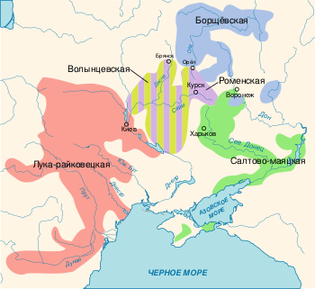 Археологические культуры на юге Восточной Европы. IX—X вв. Карта.svg