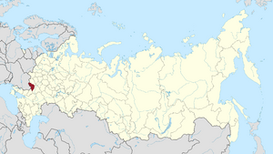 Белгородская область на карте