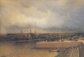 А. П. Боголюбов Открытие Петербургского морского канала в 1886 году