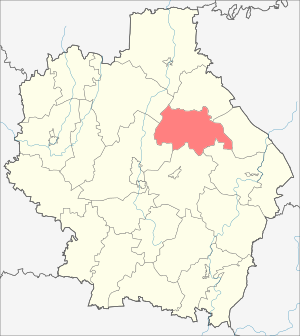 Бондарский округ на карте