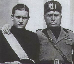 Бруно и Бенито Муссолини