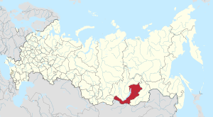 Республика Бурятия на карте