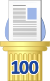 ВР За созданные статьи 100 2.svg