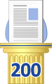ВР За созданные статьи 200 2.svg