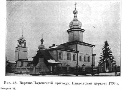 Фото Никольской церкви в 1911 году