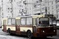 Троллейбус на маршруте № 5, улица Верхняя Дуброва, 1994 год