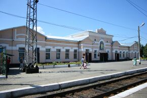 Вокзал в Моздоке