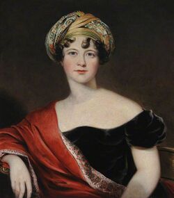 Гарриет на портрете кисти Томаса Барбера, около 1809-1810.