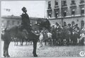 Генерал С. М. Топорков на параде Добровольческой армии в Харькове. Июль 1919 года.