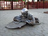 Городская скульптура «Степан», г. Омск, 1998 г.