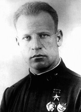 Командир 5-го гв. иап В.А. Зайцев. Май 1942 г.
