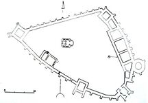 Реконструкция Гродненского замка, конец XIV — начало XVI века (Я. Войцеховский[pl])