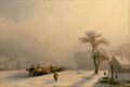 И. К. Айвазовский. «Зимний обоз в пути», 1857