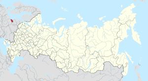 Калининградская область на карте