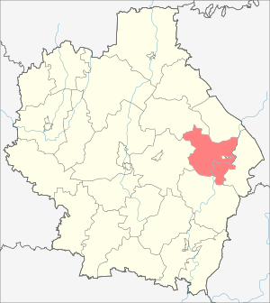 Кирсановский округ на карте