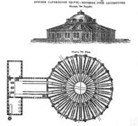 Схема локомотивного депо на станциях I и II классов