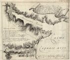 Карта Ахтиарской(Алхиарской) гавани в 1772, где скоро будет Севастополь