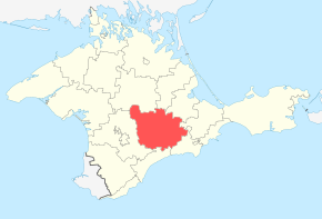 Белогорский район на карте