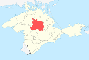 Красногвардейский район на карте