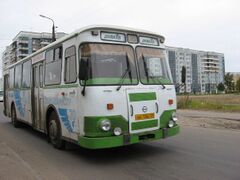 Отреставрированный ЛиАЗ-677М в Северодвинске