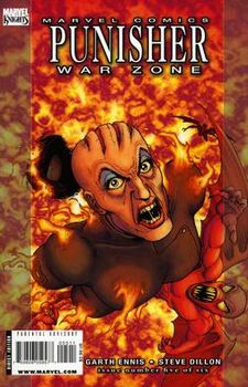 Ма Ньюччи на обложке Punisher: War Zone #5