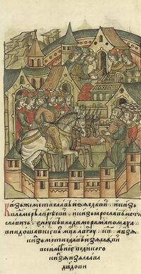 Мстислав Изяславич первый раз входит в Киев (1159)