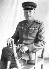 Генерал-полковник М.С. Малинин в Польше.