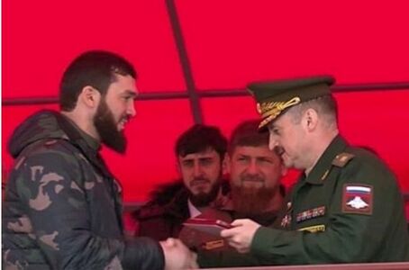 Награждение высшей наградой военной полиции РФ