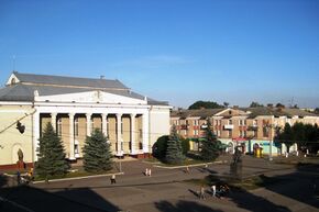 Дворец культуры в центре Нововолынска