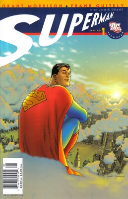 Обложка All-Star Superman №1, художник Фрэнк Куайтли.