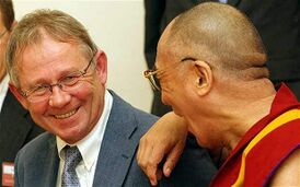 Ольдржих Черны с Далай-ламой