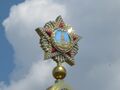 Орден на шпиле обелиска Победы в Липецке