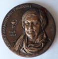 Памятная медаль профессора Г. В. Рябыкиной работы А. С. Забалуева, Москва, 2021.